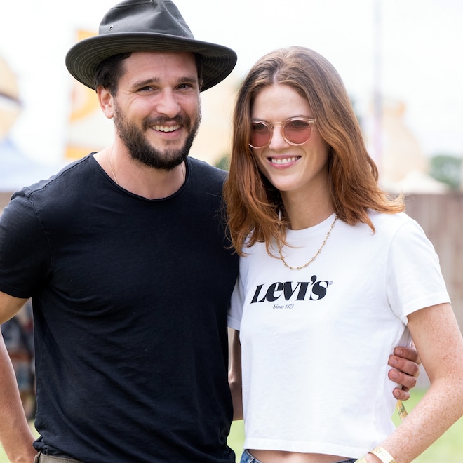 Kit Harington, Rose Leslie, Glastonbury Festival 2022